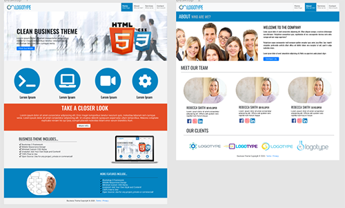 Business Theme Web Design